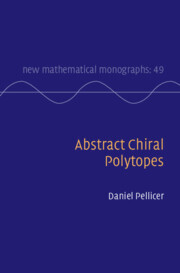 Abstract chiral polytopes